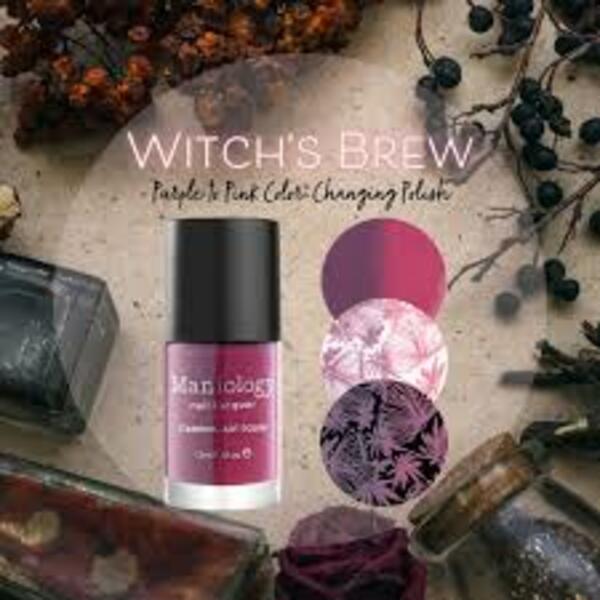 Nail polish swatch / manicure of shade Maniology Witch's Brew