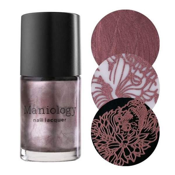 Nail polish swatch / manicure of shade Maniology Mocha Java