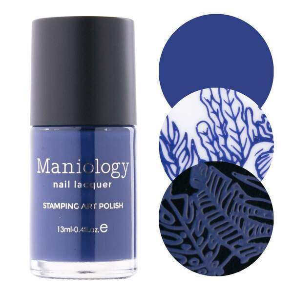 Nail polish swatch / manicure of shade Maniology Shibori