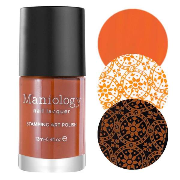 Nail polish swatch / manicure of shade Maniology Chrysanthemum