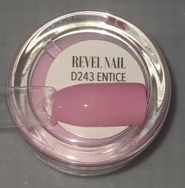 Nail polish swatch / manicure of shade Revel Entice