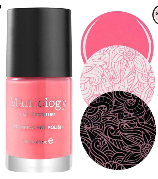 Nail polish swatch / manicure of shade Maniology Rave Babe