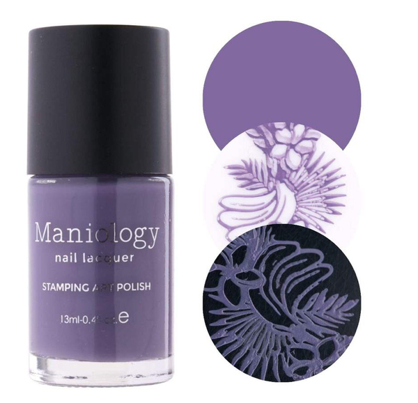 Nail polish swatch / manicure of shade Maniology Sassy