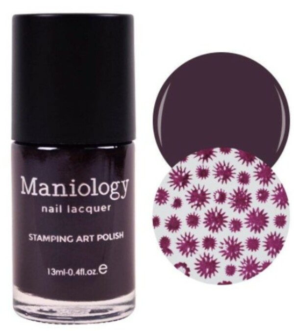 Nail polish swatch / manicure of shade Maniology Leather