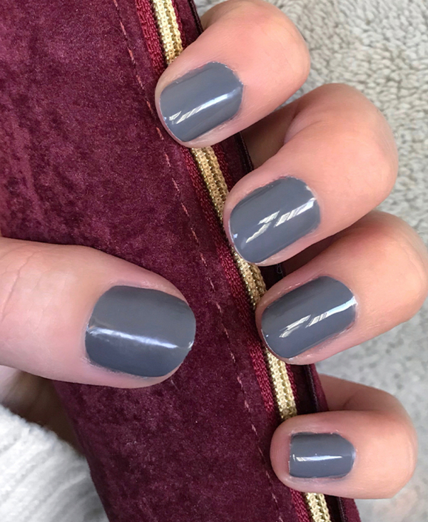 Nail polish swatch / manicure of shade Sparkle and Co. Slate is Great