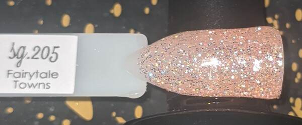 Nail polish swatch / manicure of shade Sparkle and Co. Fairytale Towns