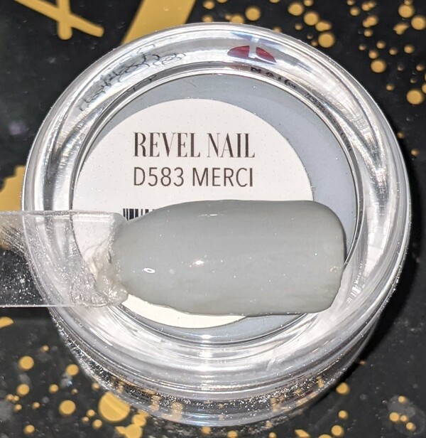 Nail polish swatch / manicure of shade Revel Merci