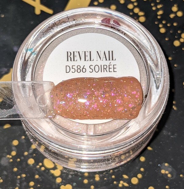 Nail polish swatch / manicure of shade Revel Soiree