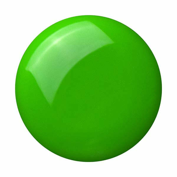 Nail polish swatch / manicure of shade Pop beauty Be Green