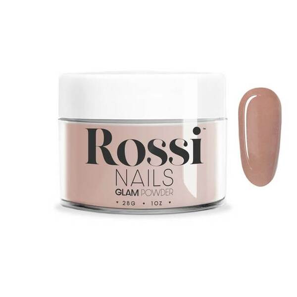 Nail polish swatch / manicure of shade Rossi Chocolate Fudge