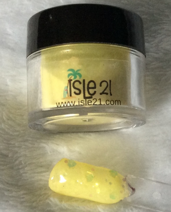 Nail polish swatch / manicure of shade Isle 21 Spring Rush