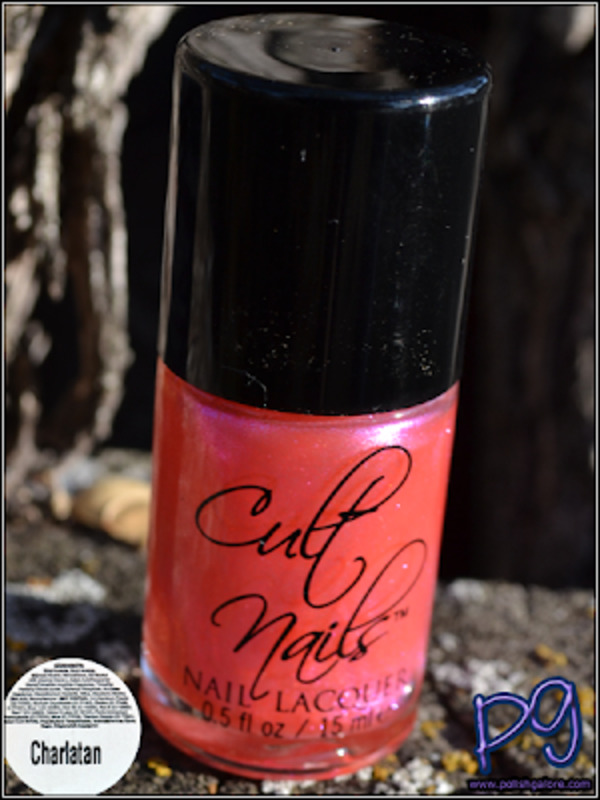 Nail polish swatch / manicure of shade Cult Nails Charlatan