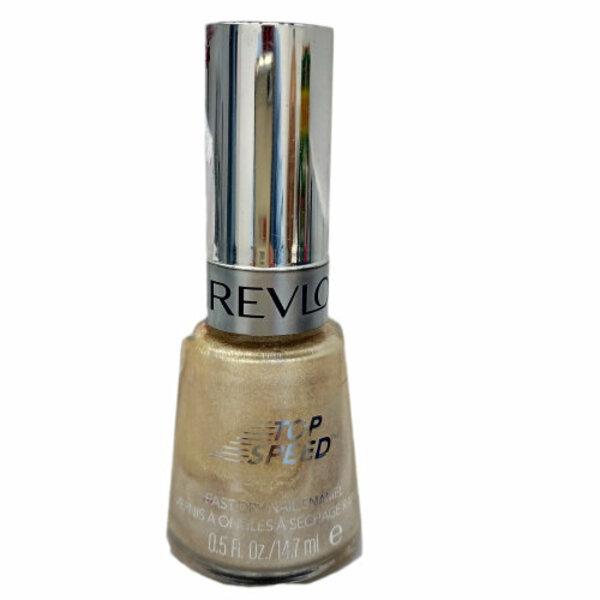 Nail polish swatch / manicure of shade Revlon Snow Bunny