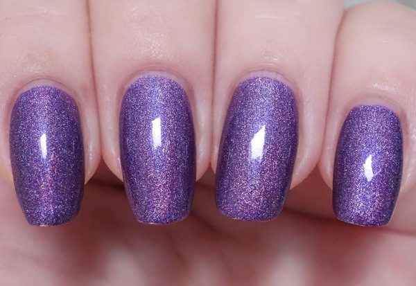 Nail polish swatch / manicure of shade A England Angel Grace