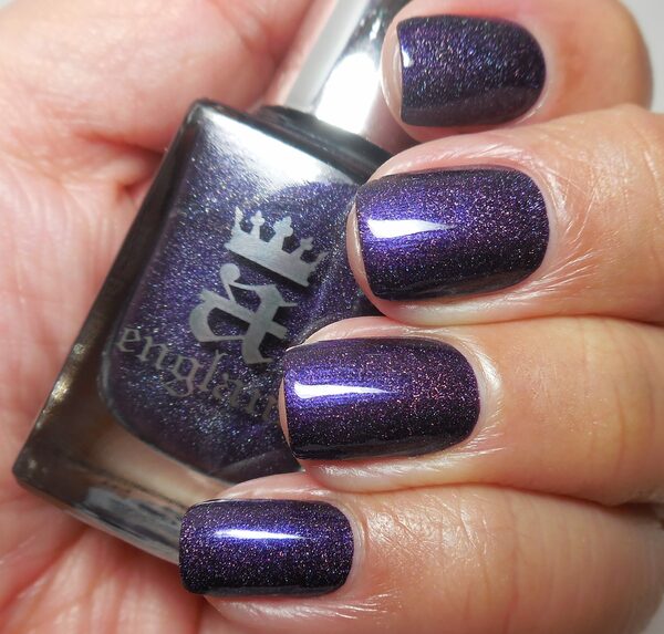 Nail polish swatch / manicure of shade A England Lenore