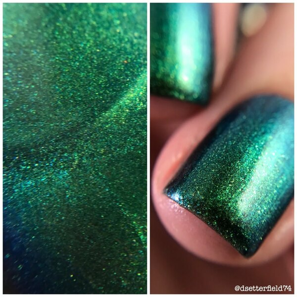 Nail polish swatch / manicure of shade Anonymous Lacquer Hera