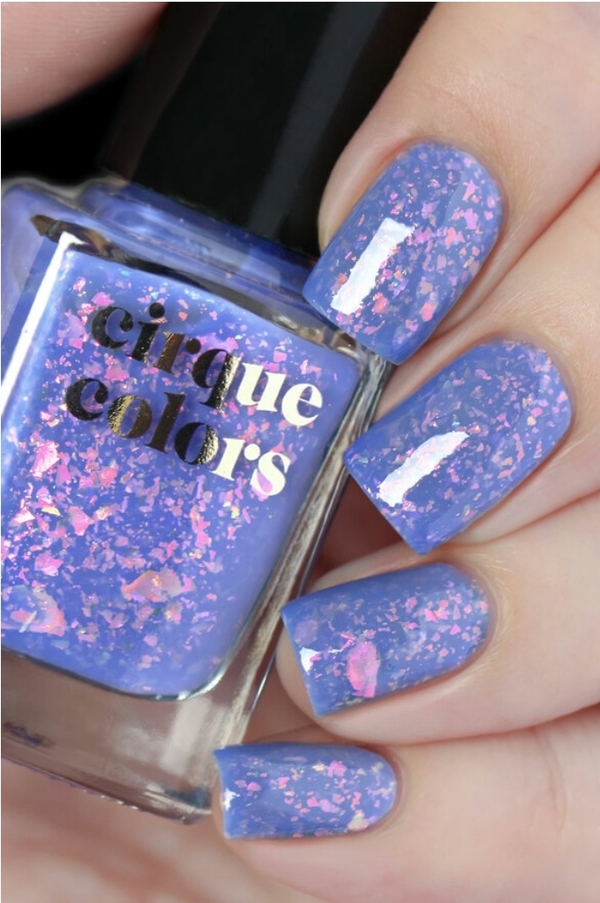 Nail polish swatch / manicure of shade Cirque Colors Cool Blast