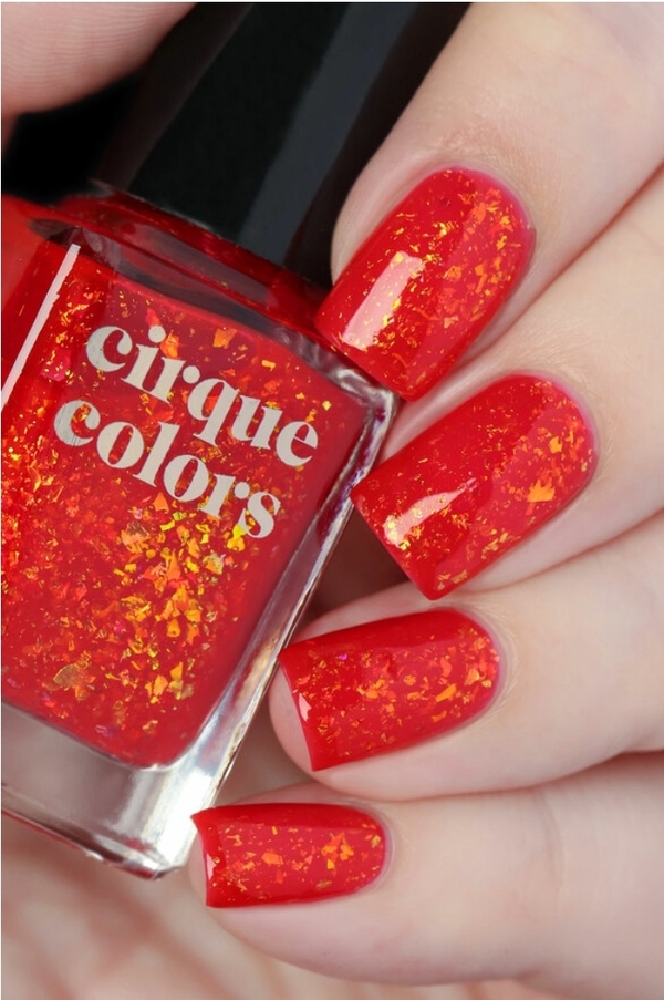 Nail polish swatch / manicure of shade Cirque Colors Tutti Frutti