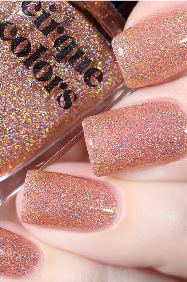 Nail polish swatch / manicure of shade Cirque Colors Morganite 2018