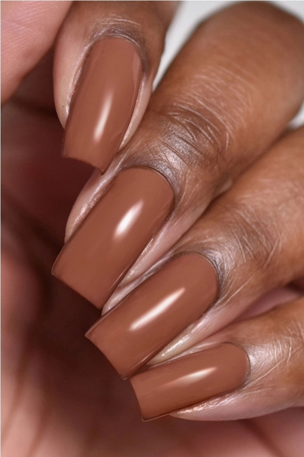 Nail polish swatch / manicure of shade Cirque Colors Coffee Talk