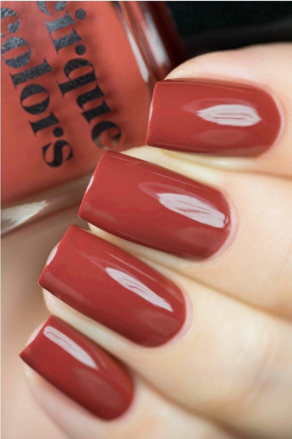 Nail polish swatch / manicure of shade Cirque Colors Red Hook
