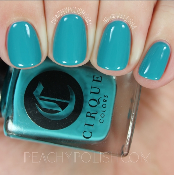 Nail polish swatch / manicure of shade Cirque Colors Mermaid Parade