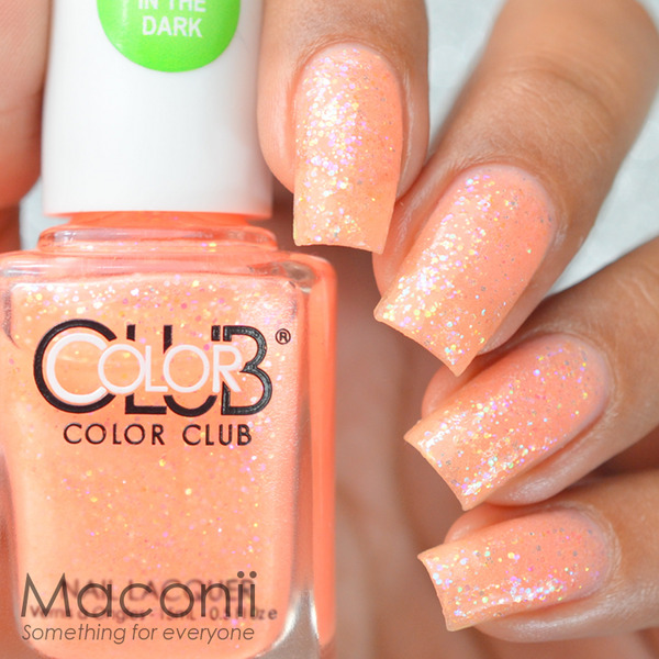 Nail polish swatch / manicure of shade Color Club Call of the Disco Ball