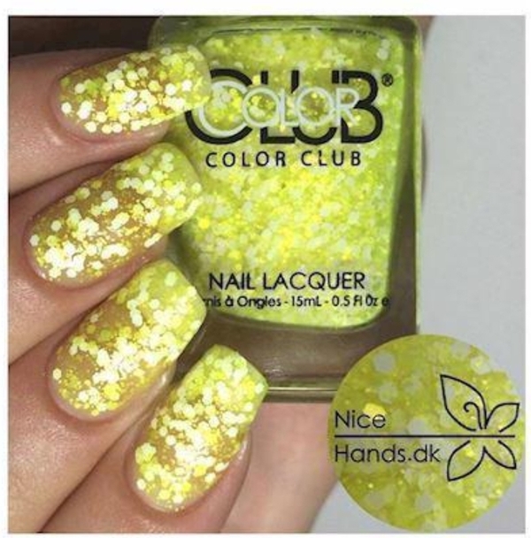 Nail polish swatch / manicure of shade Color Club Woodstock or Bust