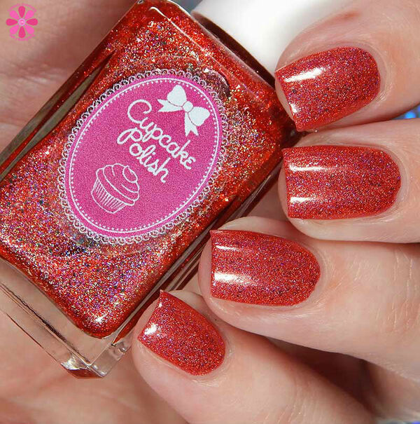 Nail polish swatch / manicure of shade Cupcake Polish Paso Doble