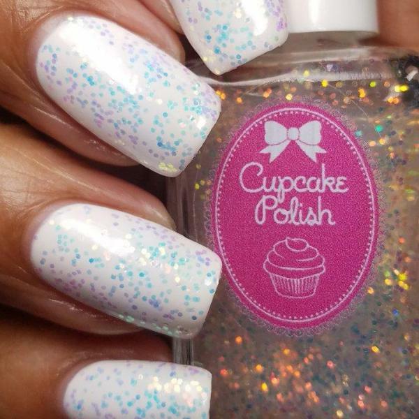 Nail polish swatch / manicure of shade Cupcake Polish Frosting