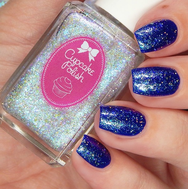 Nail polish swatch / manicure of shade Cupcake Polish Rainbow Fish