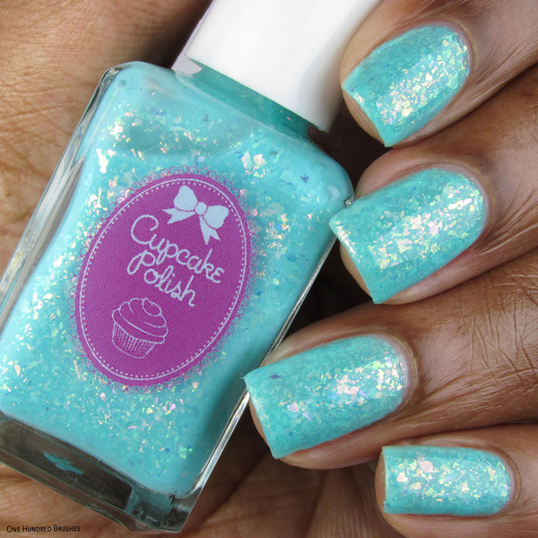 Nail polish swatch / manicure of shade Cupcake Polish Bath House