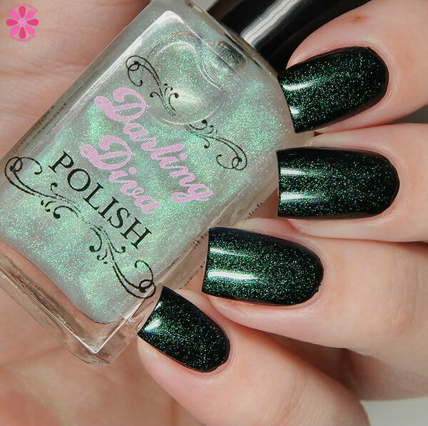 Nail polish swatch / manicure of shade Darling Diva Ok, I’m Here. What Do You Want For Your Next Wish