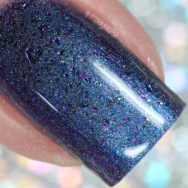 Nail polish swatch / manicure of shade Darling Diva Tears of Unfathomable Sadness, Yummy Yummy