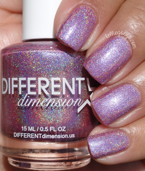Nail polish swatch / manicure of shade Different Dimension As If!