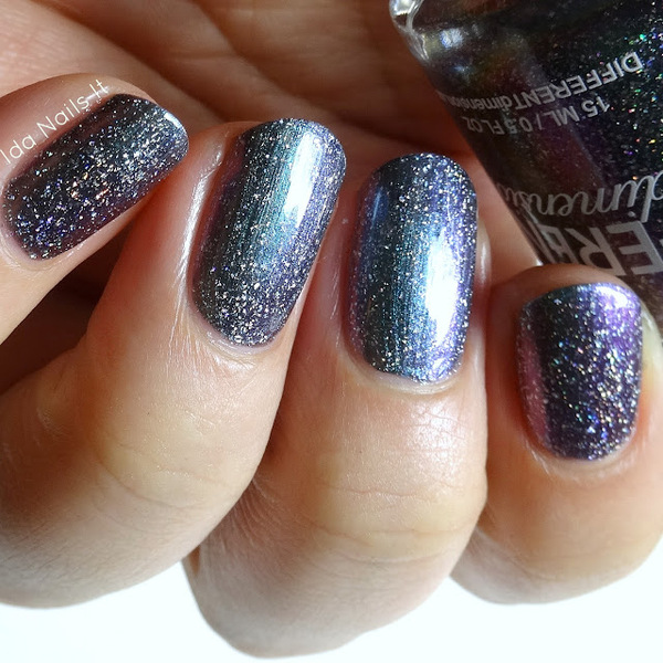 Nail polish swatch / manicure of shade Different Dimension Celestial