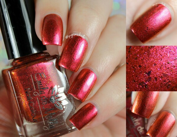 Nail polish swatch / manicure of shade Emily de Molly Over Drive