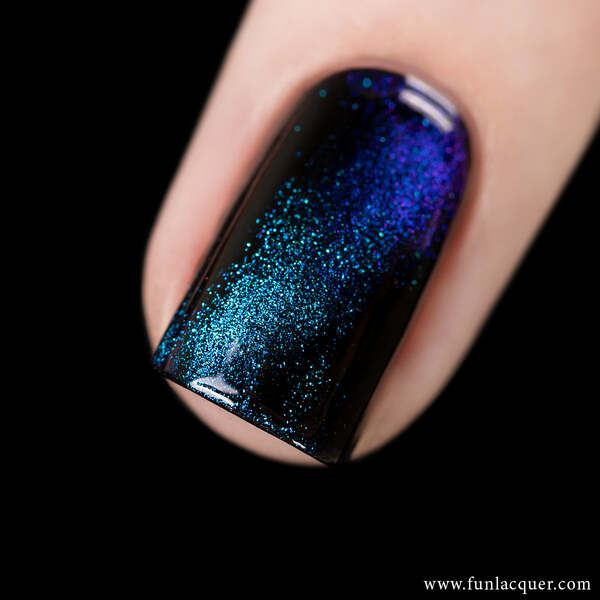 Nail polish swatch / manicure of shade FUN Lacquer Fascinating