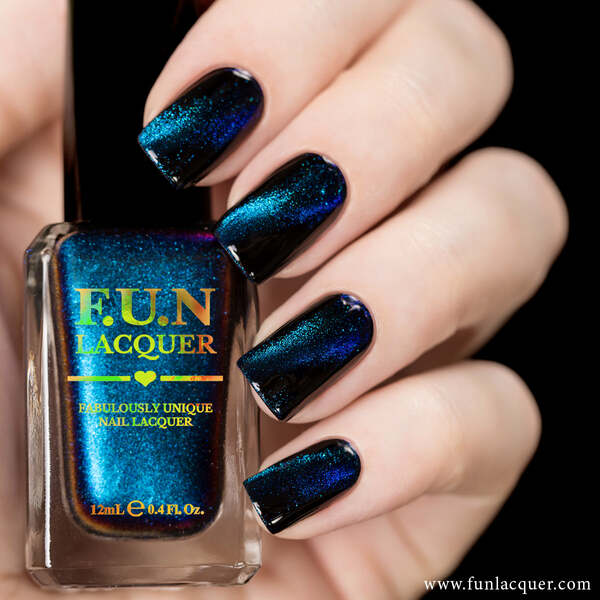 Nail polish swatch / manicure of shade FUN Lacquer Fascinating