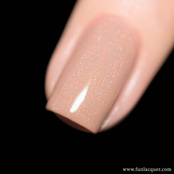 Nail polish swatch / manicure of shade FUN Lacquer Happiness