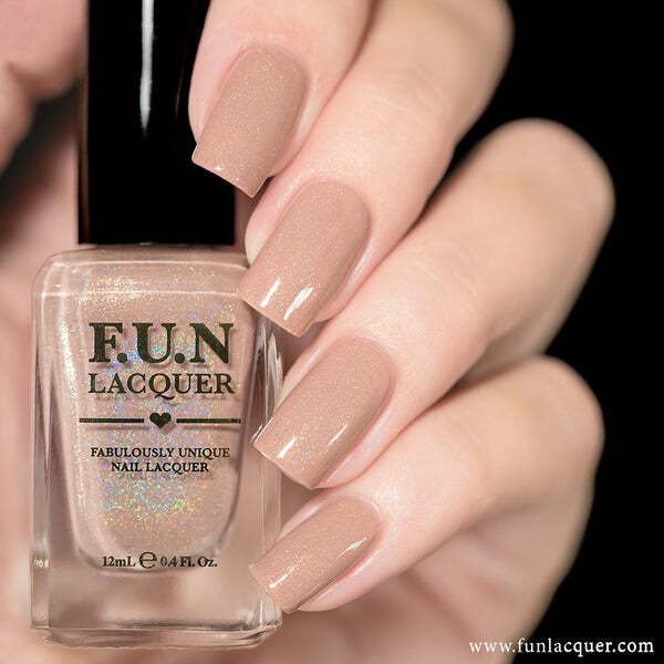 Nail polish swatch / manicure of shade FUN Lacquer Happiness