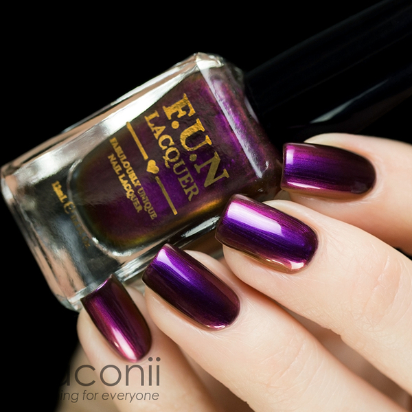Nail polish swatch / manicure of shade FUN Lacquer Storge