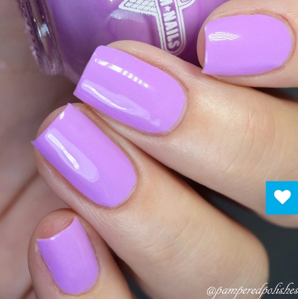 Nail polish swatch / manicure of shade I Scream Nails Grape Soda