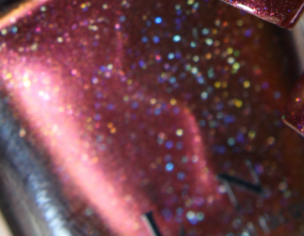 Nail polish swatch / manicure of shade I Love Nail Polish Sitting Fireside