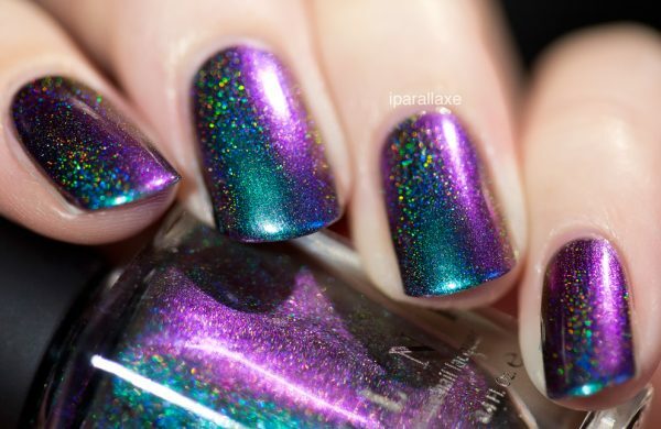 Nail polish swatch / manicure of shade I Love Nail Polish Hush (H)