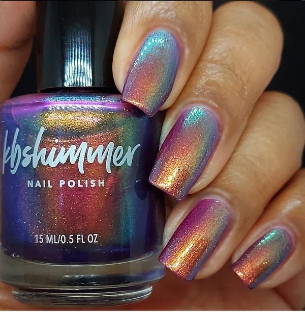 Nail polish swatch / manicure of shade KBShimmer Hidden Potential