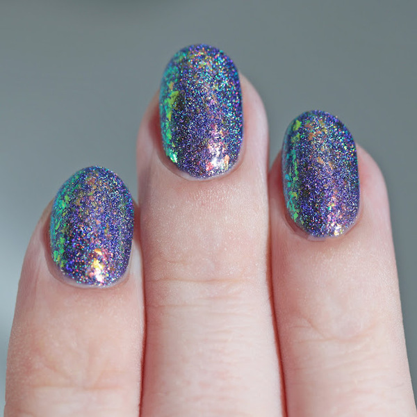 Nail polish swatch / manicure of shade KBShimmer Zoom with a View