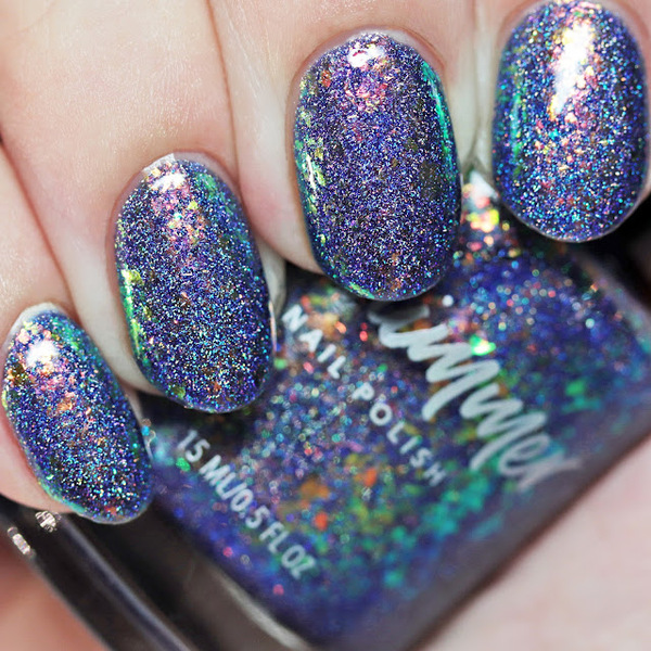 Nail polish swatch / manicure of shade KBShimmer Zoom with a View