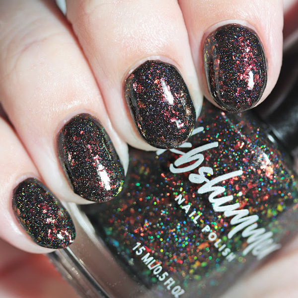 Nail polish swatch / manicure of shade KBShimmer Bugs and Kisses