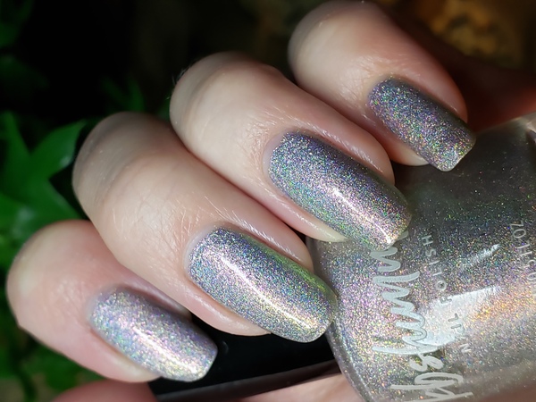 Nail polish swatch / manicure of shade KBShimmer Mirror Mirror In The Stall